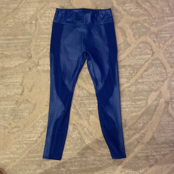 Fabletics Blue High-Waisted Leggings - Picture 1 of 5